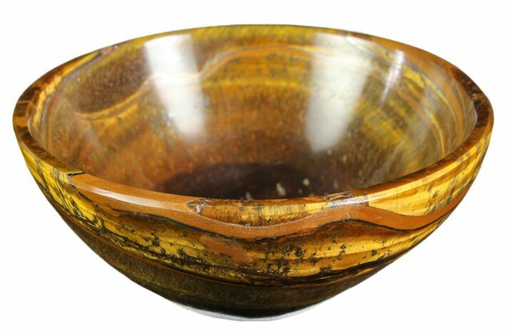 Polished Tiger's Eye Bowl #153167